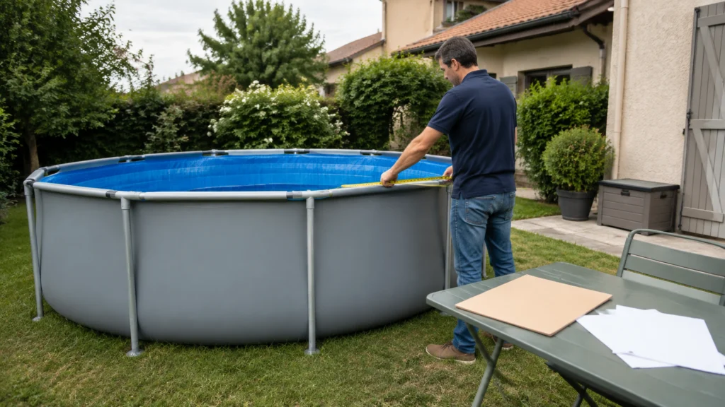 Illustration éditoriale pour l’article « Quand déclarer une piscine hors sol : les règles de 2026 »